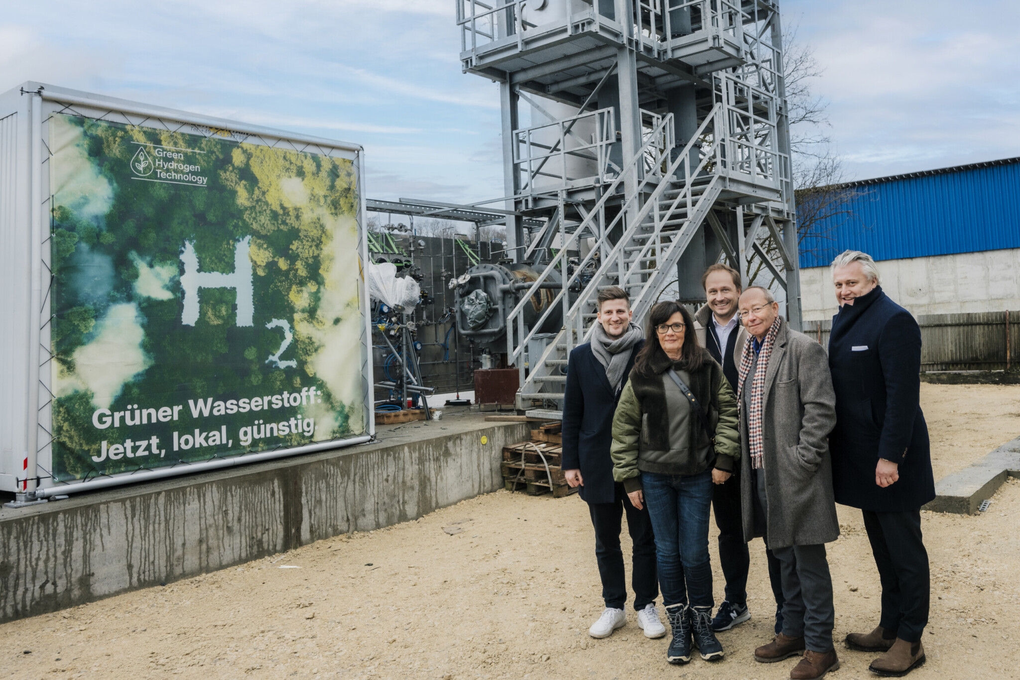 Richtfest Wasserstoffanlage Ebersbach